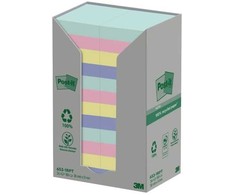 3M 7100259447, Rectangle, Mėlyna, Žalias, Rožinė, Geltona, Paper, 100%, SGSCH-PEFC-COC-110078, 38 mm