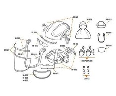 3M adapter and screws for P3 mounting