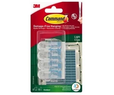 3M Spaustukai lauko lemputėms COMMAND, 8VNT