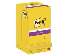 3M Post-it blok Super Sticky ultragum 76x76mm 12 bloków