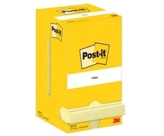 Lipnūs lapeliai užrašams 3M Post-it 76x76mm 12 vnt./pak., geltonos spalvos