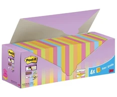 3M Post-it, Square, Mėlyna, Žalias, Oranžinis, Rožinė, Geltona, Paper, 60%, 76 mm, 100 sheets
