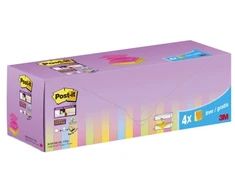 3M Post-it, Square, Mėlyna, Žalias, Oranžinis, Rožinė, Geltona, Paper, 60%, 76 mm, 100 sheets