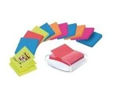 3M Z-NOTES R330 12 vnt. + TĖKTUVAS PRO-W-12SSCOL - R330