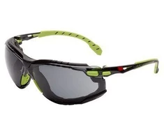 3M Schutzbrille S1GGC1 Grau Grün, Apsauginiai akiniai, Surinkimo darbai, Statybos / renovacijos darbai, Dulkių šalinimo darbai, Šlifavimo darbai, Tekinimo / frezavimo darbai, CE, Žalia, Pilka, Pilka, Plastikas