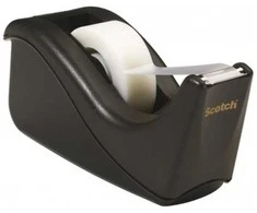 Scotch C60-BK, 1,91 cm, 38,1 m, Juoda, 1 vnt., 1 vnt.