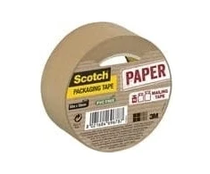 Scotch popierinė juosta, raudona, 50 mm x 50 m, 1 ritinėlis (3M-