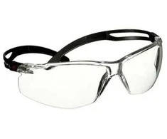 3M SF501ASP-BLK, Apsauginiai akiniai, Surinkimo darbai, Statybos / renovacijos darbai, Dulkių šalinimo darbai, Šlifavimo darbai, Tekinimo / frezavimo darbai, Darbai..., Bet kuri lytis, Juoda, Skaidri, Polikarbonatas (PC)