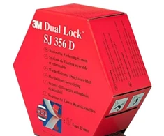 3M Dual Lock SJ354D tvirtinimo juosta 25,4 mm, 2 x 5 m, juoda