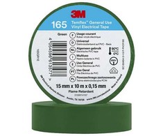 3M 165GR1E, 1 pc(s), Žalias, PVC, 600 V, Blister, 10 m