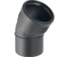 40 mm x 30° lenkta jungtis, tyli, PP, Geberit