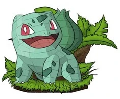 Spin Master 4D dėlionės Pokemon 30 cm - Bulbasaur