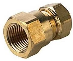 Aalberts integrated piping systemsBV Konversija 1/4–10 mm išorinis skersmuo / išorinis skersmuo - suspaudžiamos jungtys