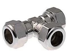 Aalberts integrated piping systemsBV Marškinėliai 15 mm - susuktos kompresinės formos.