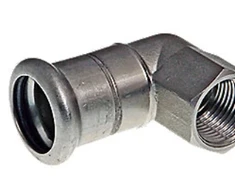 Aalberts integrated piping systemsBV VSH XPress RF 304 alkūnė 90 laipsnių - alkūnės adapteris MN 22XR3/4 R2409.