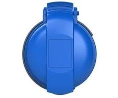 ABB 2CMA102003R1000, 2P+E, Mėlyna, 200–250 V, 16 A, 57 mm, 74 mm