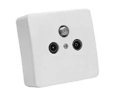 ABB antenos lizdas (įstatomas) TV+R+DATA END 1M