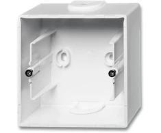 ABB-basic55 Pagrindas, blizgiai baltas, 1 modulis, pristatomas be rėmo