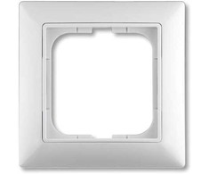 ABB-basic55 Rėmas, matinės baltos spalvos, 1 modulis