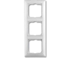 ABB-basic55 Rėmas, matinės baltos spalvos, 3 moduliai