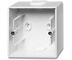 ABB-basic55 Pagrindas, matinės baltos spalvos, 1 modulis, pristatomas be rėmo