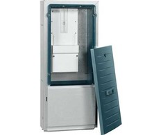 ABB 1 lovos CDC2000 skaitiklio spintelė PK35D su LK skaitiklio rėmeliu kištukiniams kaiščiams ir plastikinėmis durelėmis be skaitiklio langelio