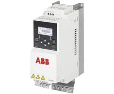 ABB Dažnio keitiklis ACS180 1x208…240V, 0,55kW, 3,7A, IP20, integruotas STO ir EMC filtras C2/C3, n: 98%