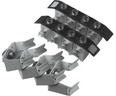 ABB Dvigubas jungimas Pilnas Kabelio skerspjūvis: 50–150 mm² Montavimo plotis 55 mm Flanšo plotis: 18, pasviręs