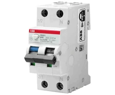 ABB RCBO, 10 A srovės stipris, 2 polių, 30 mA suveikimo jautrumas, „System Pro M Compact“ serija