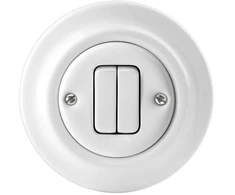 ABB Krone kištukinis kontaktas, blizgiai balta, 10A 250V, Decento