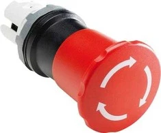 ABB MPET4-10R-Raudonas SAUGOS MYGTUKAS