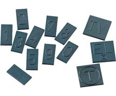 ABB Skaičių kortelės 450 vnt., skirtos pose 30x15 mm