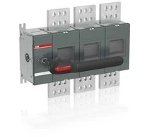 ABB OT2500E03P, Sukamasis jungiklis, 3P, Laidinis, Plastikas, Juodas, IP65