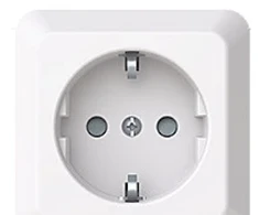 ABB SAGA IP21 signalinė rozetė balta