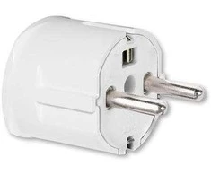 ABB Schuko kištukas, 16A, baltas