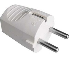 fix-pro ABB Viengubas lizdas „Ocean“ IP44, su atlenkiamu dangteliu ir pilku/mėlynai žaliu pagrindu, 16A 250V, „Schuko“/šoninis įžeminimas ir saugiklis