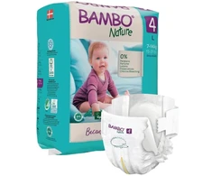 Abena Bleer, Bambo Nature, 4 dydis, 7-14 kg, pakelis su 144 vnt.
