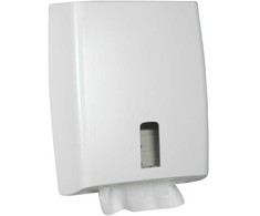 Abena Pristine Vidutinio rankšluosčių popieriaus dozatorius D13,2xW30,5xH38,9 cm plastikinis baltas, vnt