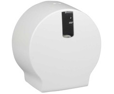 Abena Tualetinio popieriaus dozatorius Pristine Jumbo Mini D13,5xW26xH26,1 cm plastikinis baltas maks. Ø20 cm, vnt.