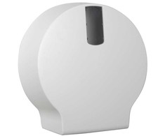Abena Tualetinio popieriaus dozatorius Pristine Jumbo Maxi D13,5xW34xH35,5 cm plastikinis baltas maks. Ø30 cm (vnt.)