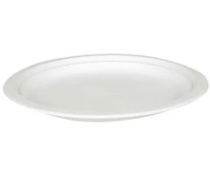 Abena Lėkštė gastrolinei, kompostuojama, 23 cm, 50 vnt. maišelyje.
