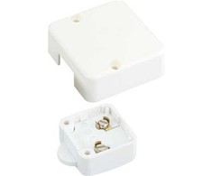 ACELSHOP spintelės jungiklis 1 poliaus 2A 250V, baltas su dangteliu