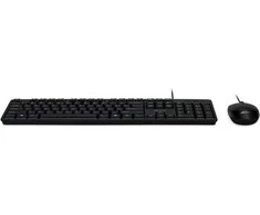 Klaviatūra ACER COMBO 100 su laidu KB AKW900 + su laidu Pelė AMW920 Juodas NORDIC RETAIL PACK