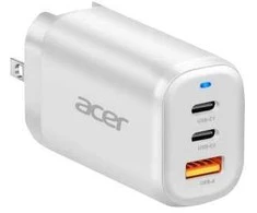 ACER GAN 65 W TRIJŲ UOSTŲ Įkroviklis / 2 X TYPEC IR 1 X TYPEA EU AND U