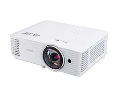ACER projektorius S1287n, trumpo nuotolio, 1024x768, 4000 ANSI, VGA, HDMI, RJ45, REPRO, 5000 val., LAN, baltas