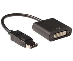 ACT 15 cm konvertavimo kabelis iš DisplayPort kištuko į DVI kištuką, 15 cm. Ilgis: 0,15 m. DP kištukas - DVI kištukas, 0,15 m (AK3985)