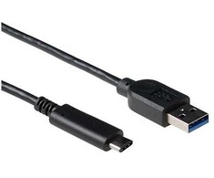ACT AC7416 USB kabelis 1 m USB 3.2 Gen 1 (3.1 Gen 1) USB C USB A juodas (AC7416)