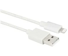 ACT USB 2.0 įkrovimo/duomenų kabelis A tipo kištukas - Lightning tipo kištukas, 1 metras, nailonas, MFI sertifikuotas