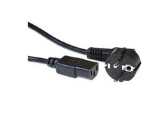 ACT „Advanced Cable Technology“ CEE 7/7 - C13 - 10,00 m 10 m CEE7/7 C13 jungties juodas maitinimo kabelis (AK5127)