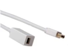 ACT 1 metro „Mini DisplayPort“ prailginimo kabelis, „Mini DisplayPort“ kištukas - lizdas. Ilgis: 1 m, „Mini dp m“ - „mini dp f“, 1,00 m (AK3955)